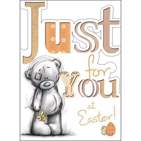 Just For You Me to You Bear Easter Card  £1.79