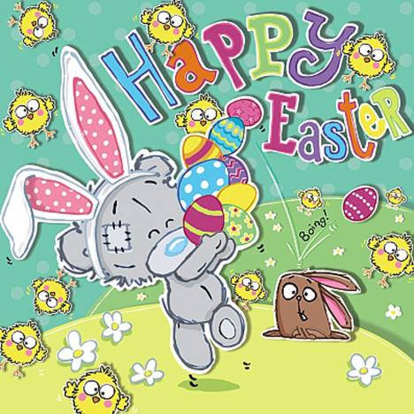 Happy Easter My Dinky Bear Me to You Bear Easter Card  £1.49