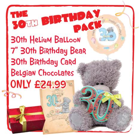 30th Birthday Pack   £24.99