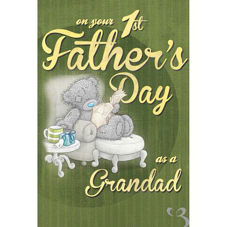 1st Fathers Day as Grandad Me to You Bear Card  £2.49