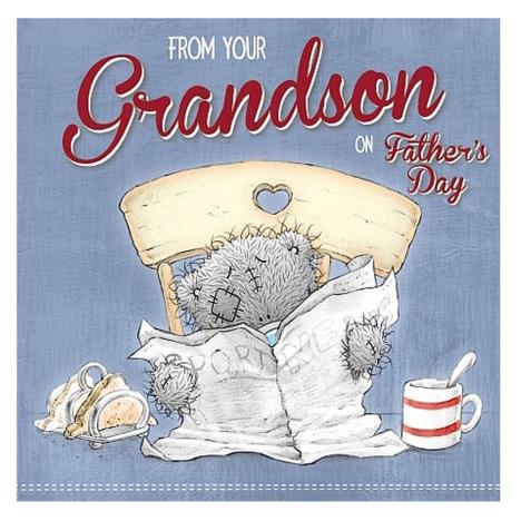 From Your Grandson Me to You Bear Fathers Day Card  £2.09