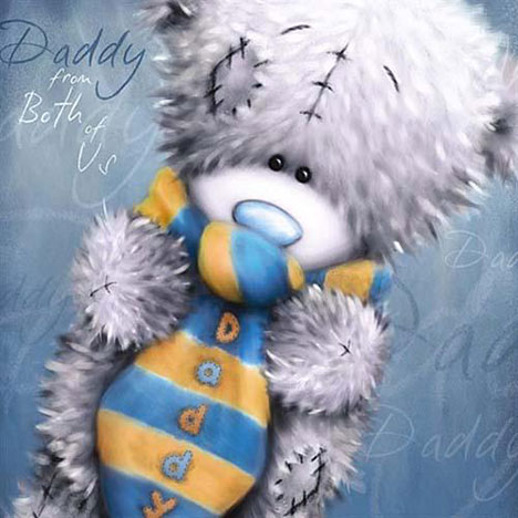 Daddy From Both of Us Me to You Bear Card  £2.40