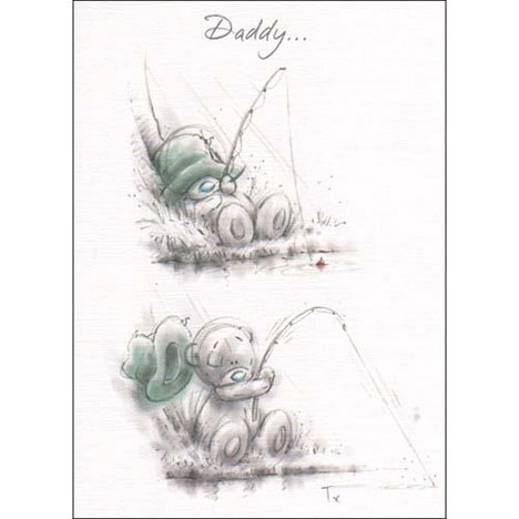 Daddy Fathers Day Me to You Bear Sketchbook Card  £1.60