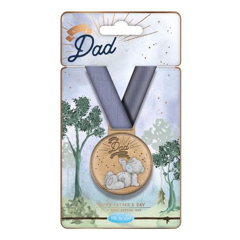 Dad Me to You Bear Keepsake Wooden Medal  £3.99