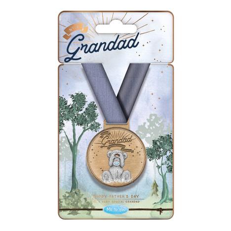 Grandad Me to You Bear Keepsake Wooden Medal  £3.99