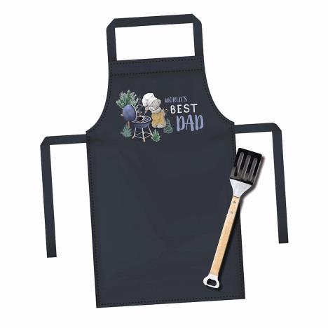 Best Dad Me to You Bear Apron & Spatula BBQ Gift Set  £12.99