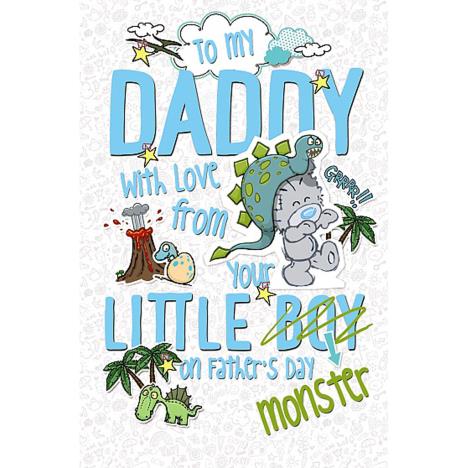 Daddy From Little Boy My Dinky Bear Me to You Fathers Day Card  £1.89