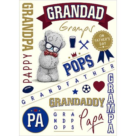 Grandad Me To You Bear Fathers Day Card  £1.79