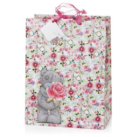 Extra Large Me to You Bear Floral Shopper Gift Bag  £4.00