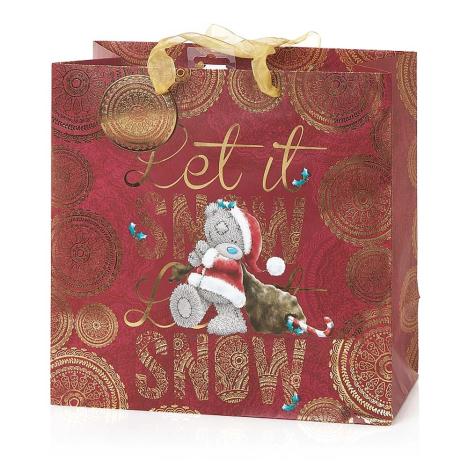 Large Me to You Bear Let it Snow Christmas Gift Bag  £3.00