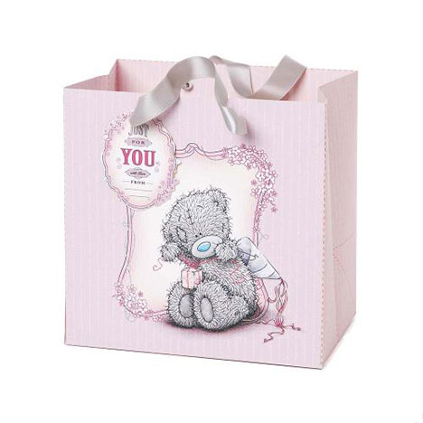 Extra Small Me to You Bear Pink Gift Bag   £1.25