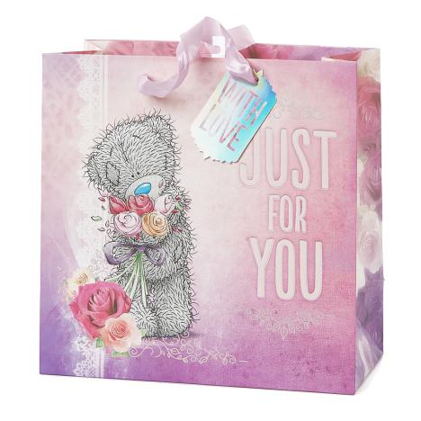 Large Just For You Pink Me to You Bear Gift Bag  £3.00