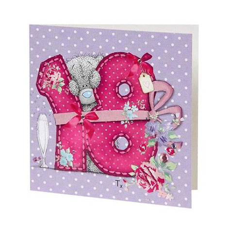 18th Birthday Me to You Bear Gift Tag  £0.40