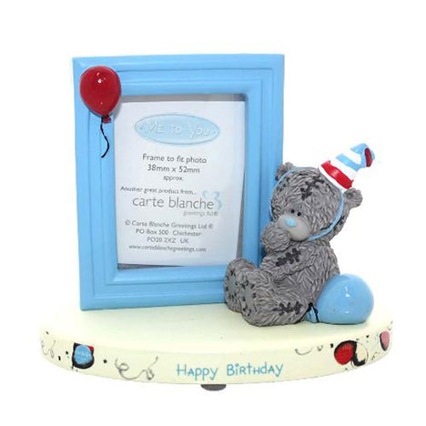 Happy Birthday Me to You Bear Frame with Figurine  £3.00
