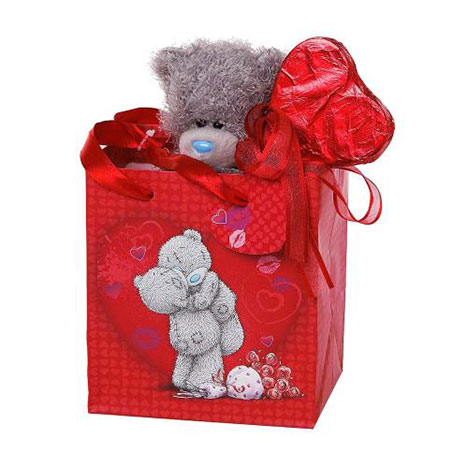 4" Me to You Bear Inside Gift Bag with Chocolate Heart  £10.00