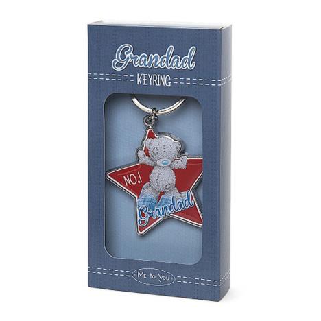 No.1 Grandad Me to You Bear Enamel Key Ring  £3.99