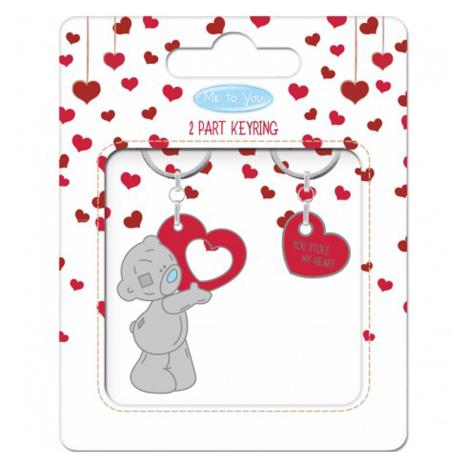 You Stole My Heart 2 Part Me to You Bear Key Ring  £3.59