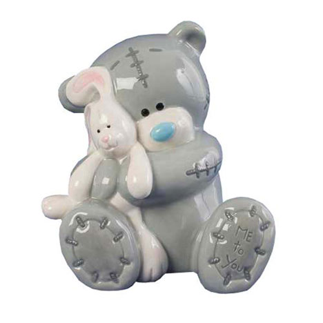 Me to You Bear Money Box Holding Bunny   £17.50