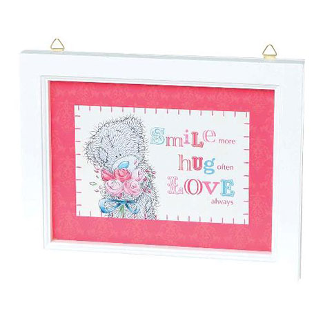 Smile Hug Love Me to You Bear Framed Verse  £12.00