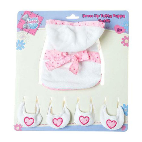 Tatty Puppy Dress Up Dressing Gown Slippers  £6.00