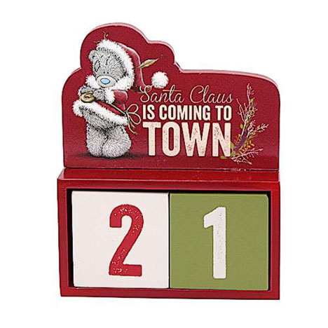 Christmas Countdown Me to You Bear Date Blocks   £10.00