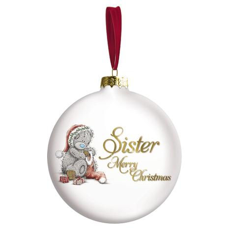 Merry Christmas Sister Me to You Bear Bauble Tree Decoration  £3.00