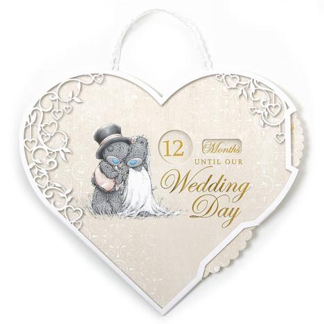 Me to You Bear Wedding Countdown Plaque  £3.50