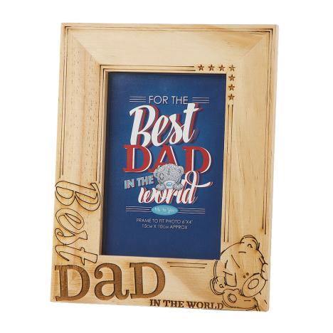 Best Dad In The World Wooden Me to You Bear Photo Frame  £8.00