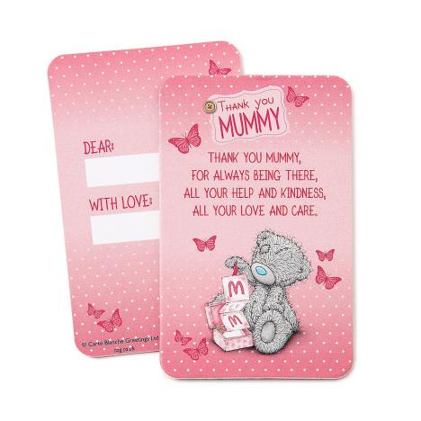 Thank You Mummy Me to You Bear Keepsake Message Card  £0.99