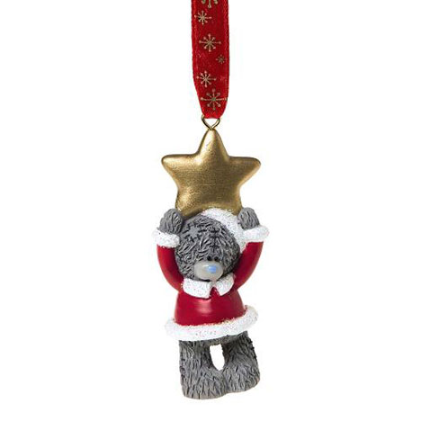 Santa and Star Me to You Bear Christmas Tree Decoration   £3.00