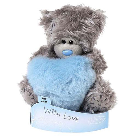 5" Blue Fur Heart Me to You Bear  £6.99