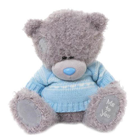 10" Blue Knitted Jumper Me to You Bear  £20.00