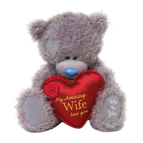 10" Amazing Wife Padded Heart Me to You Bear  £20.00