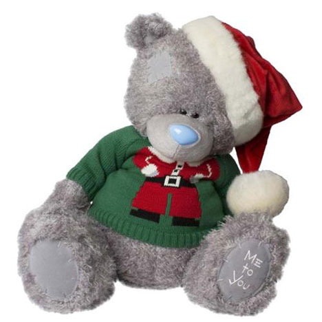 20" Wearing Santa Jumper and Hat Me to You Bear  £30.00