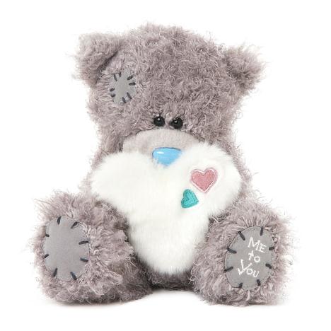 8" White Fur Heart Me to You Bear  £15.00