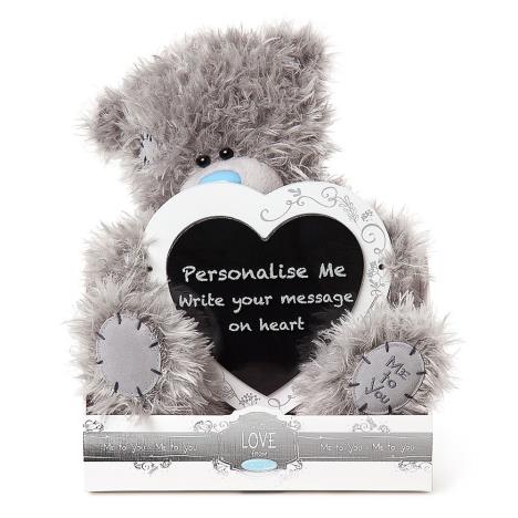 9" Personalise Your Own Heart Plaque Me To You Bear  £19.00