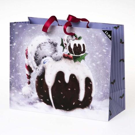 Large Me to You Bear Christmas Pudding Gift Bag   £3.00