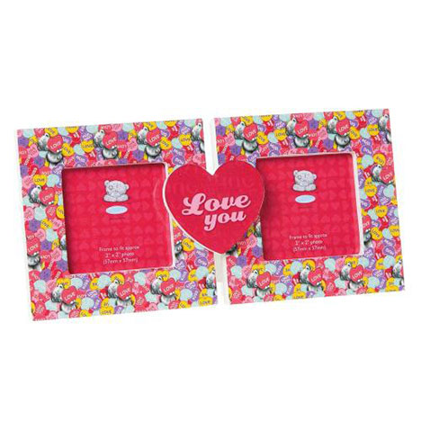 Love Hearts Me to You Bear Double Photo Frame   £6.00
