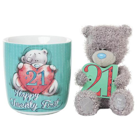21st Birthday Me to You Bear Mug and Plush Gift Set  £14.00