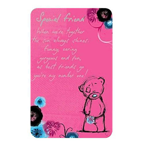 Special Friend Me to You Bear Friendship Card  £1.25