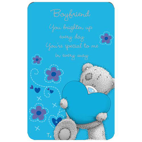 Boyfriend Me to You Bear Message Card  £1.25