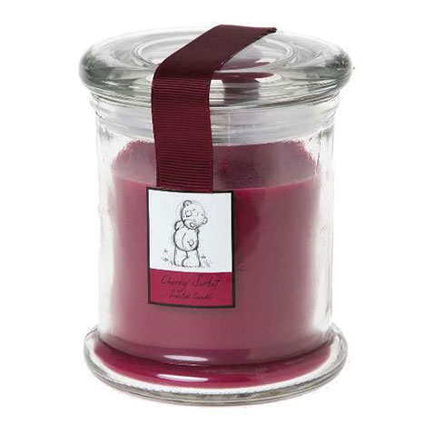 Cherry Sorbet Cylinder Me to You Bear Candle  £12.99