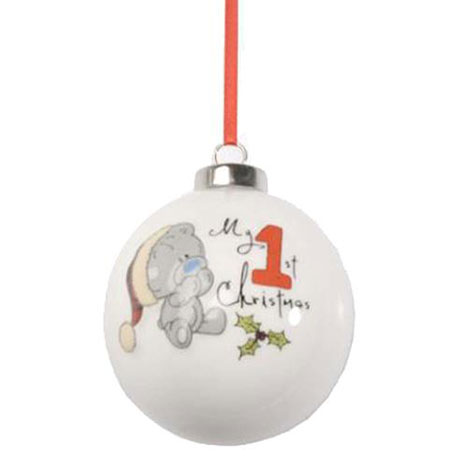 Tiny Tatty Teddy Me to You Bear My 1st Christmas Bauble   £3.00