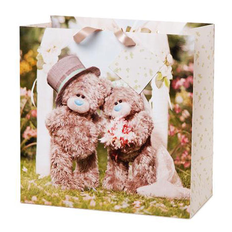 Large Photo Finish Me to You Bear Wedding Gift Bag   £3.00