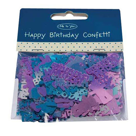 Happy Birthday Me to You Bear Confetti   £1.29