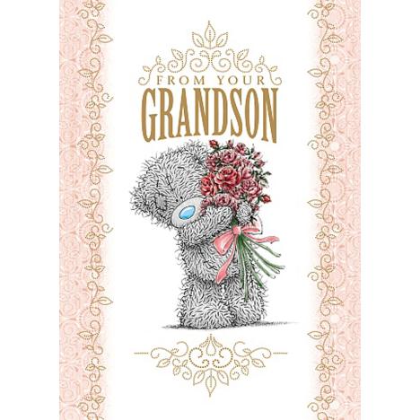 From Your Grandson Me to You Bear Mothers Day Card  £1.79
