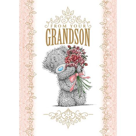 From Your Grandson Me to You Bear Mothers Day Card  £1.79