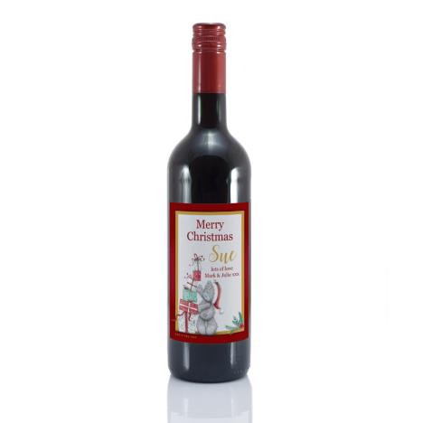 Personalised Me to You Christmas Presents Red Wine  £20.00