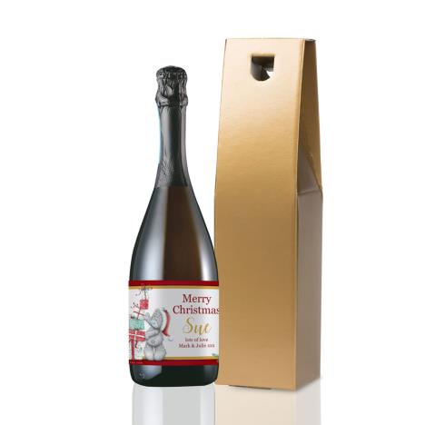 Personalised Me to You Christmas Presents Prosecco  £25.00
