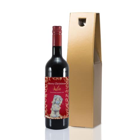 Personalised Me to You Wrapped Up In Lights Red Wine  £20.00